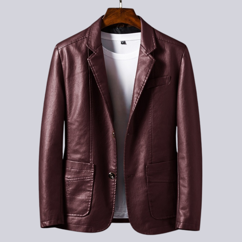 Crépuscule™ | Veste en Cuir Élégante