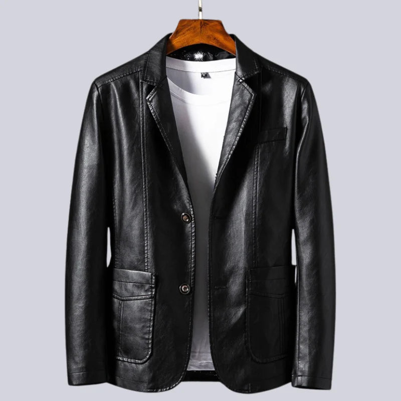 Jordy™ | Veste en Cuir Élégante
