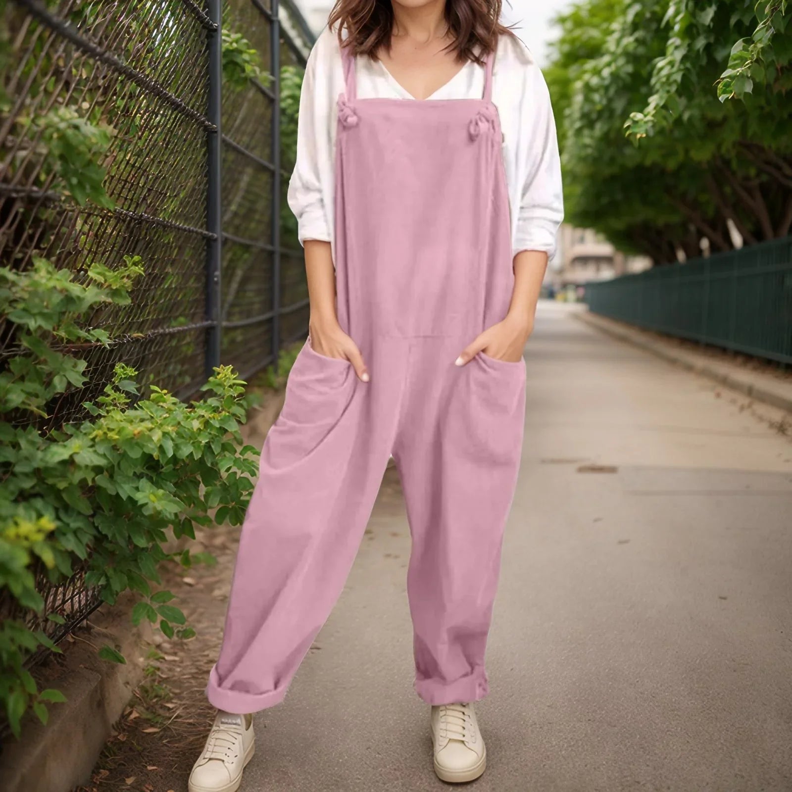 Bianca™ | Combinaison Ample en Coton Élégante