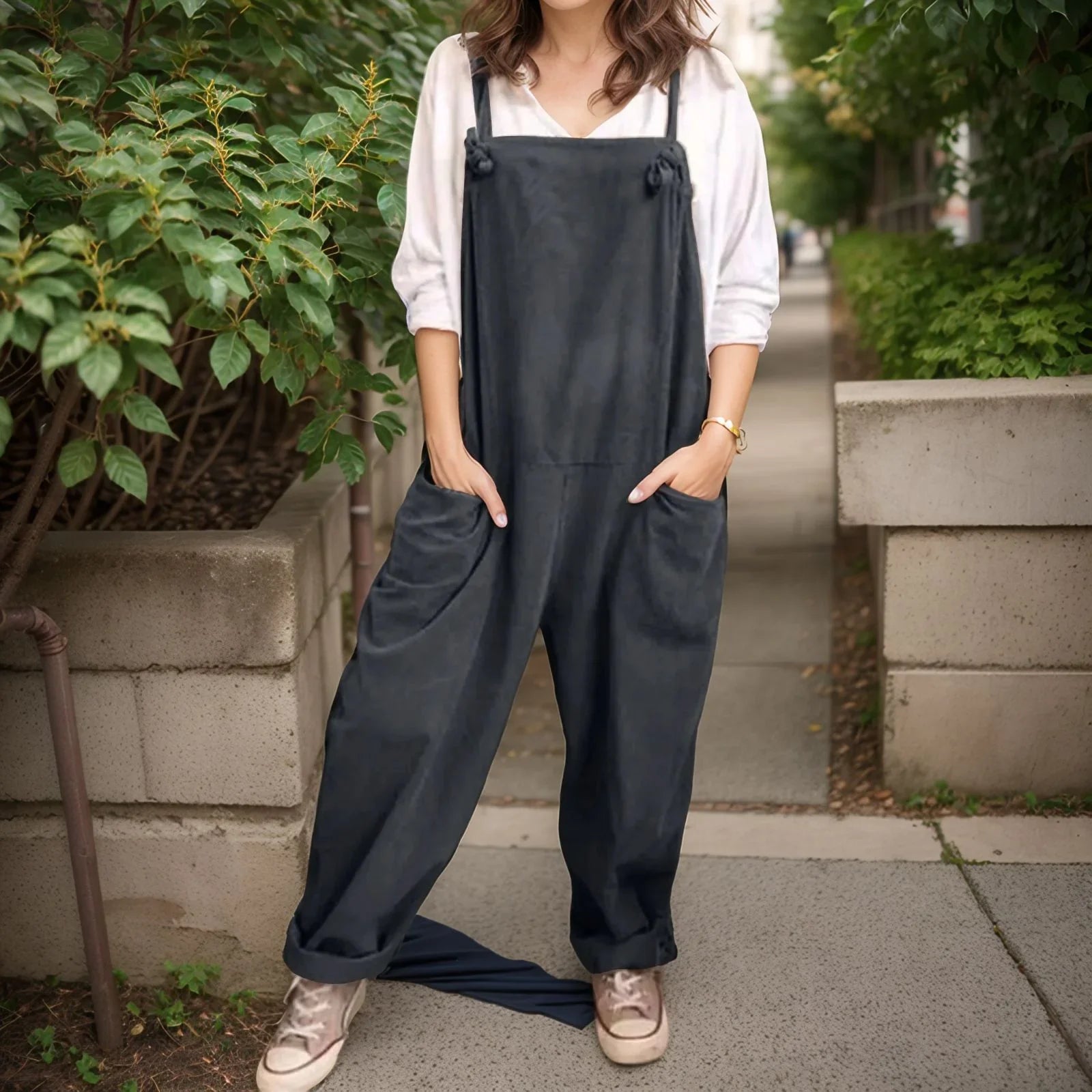 Bianca™ | Combinaison Ample en Coton Élégante
