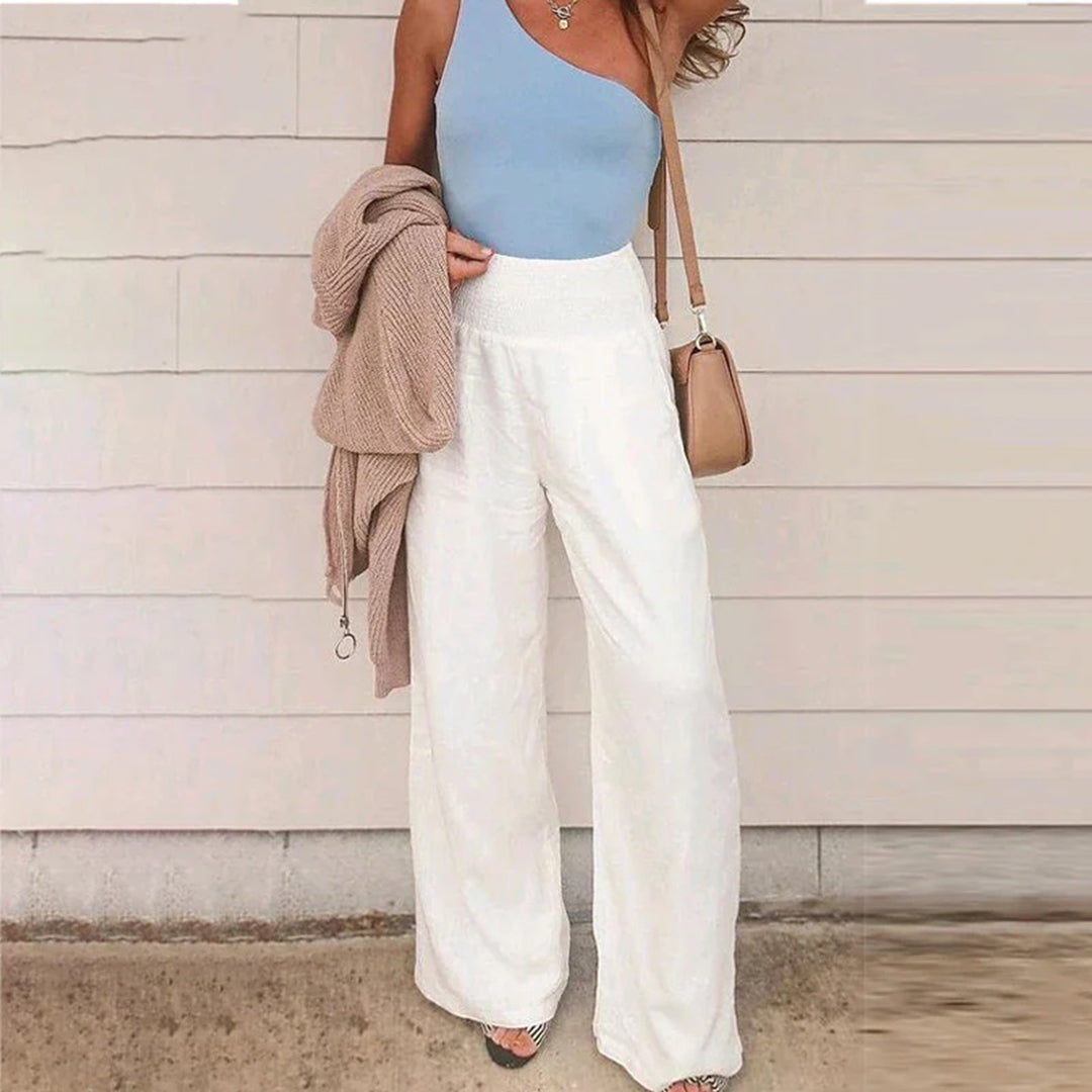 Dahlia™ | Pantalon Confortable en Coton et Chanvre