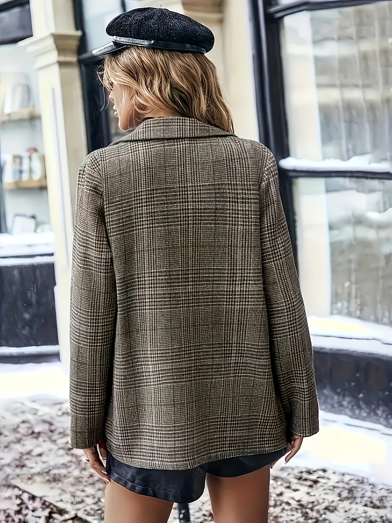 Larson™ | Blazer Élégante à Carreaux
