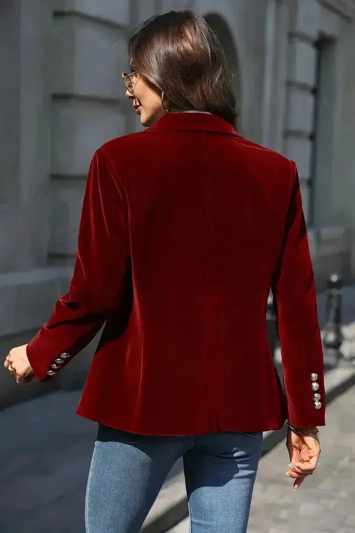 Aria™ | Blazer Élégant en Velours