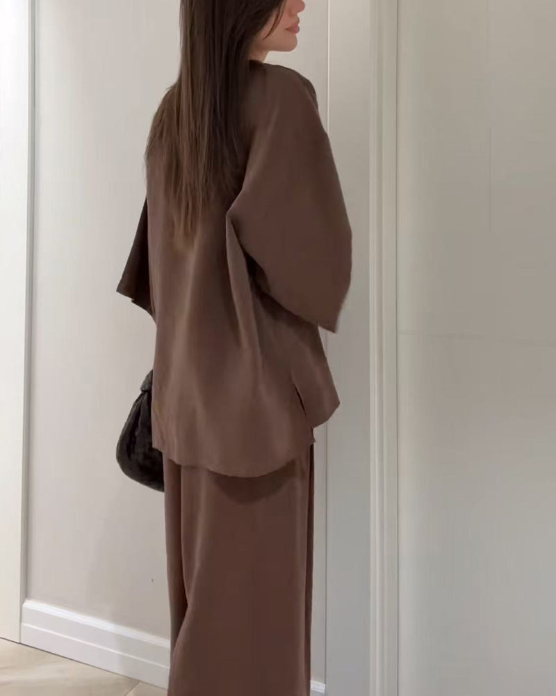 Mélanie™ | Ensemble Décontracté Élégant en Tissu Léger