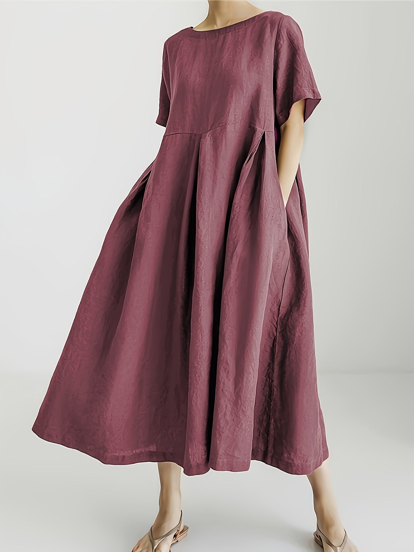 Juliette™ | Robe Longue Élégante en Lin