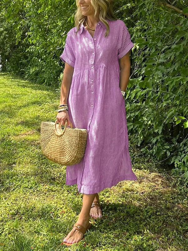 Aglyn™ | Robe Maxi Élégante en Coton
