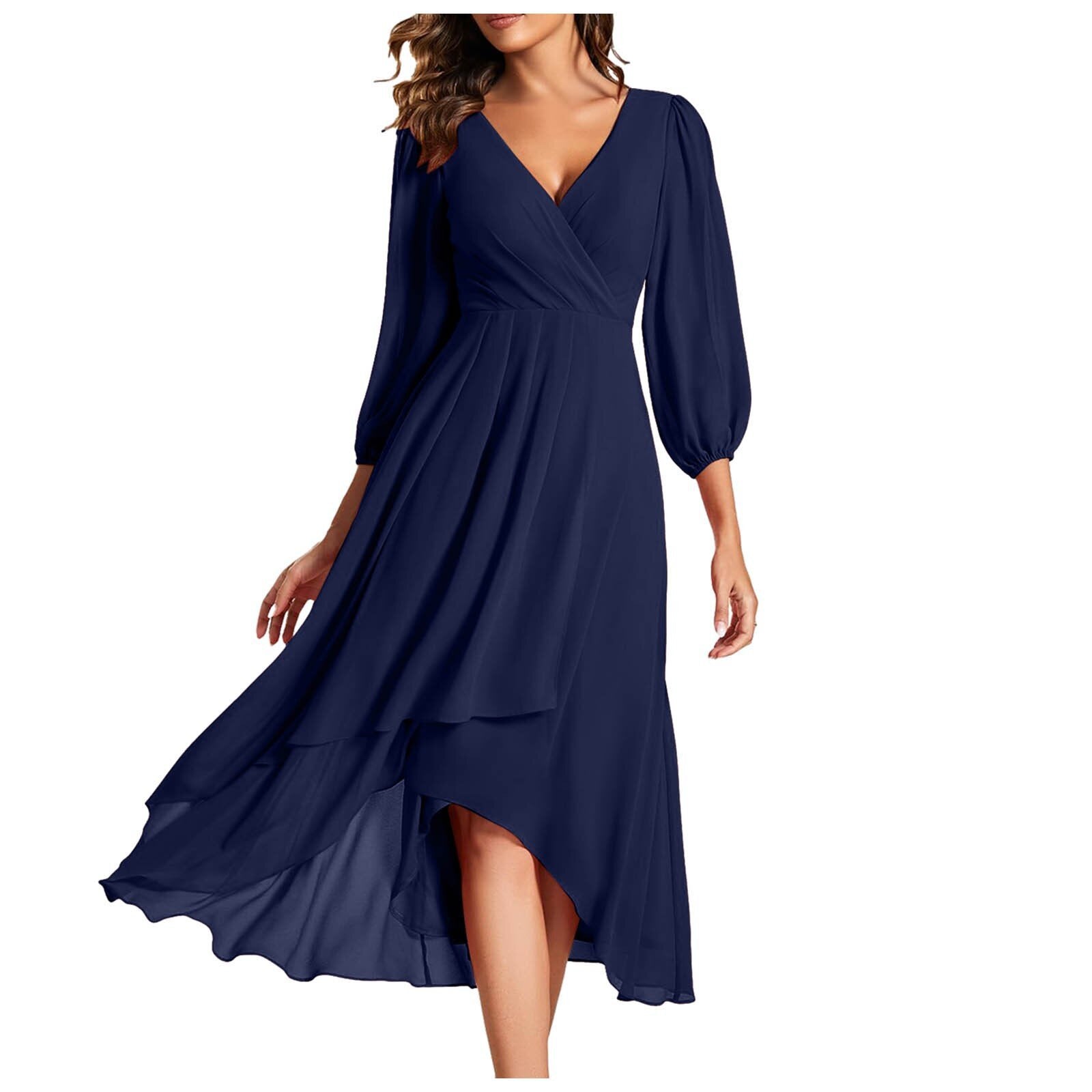 Coline™ | Robe Élégante à Col V