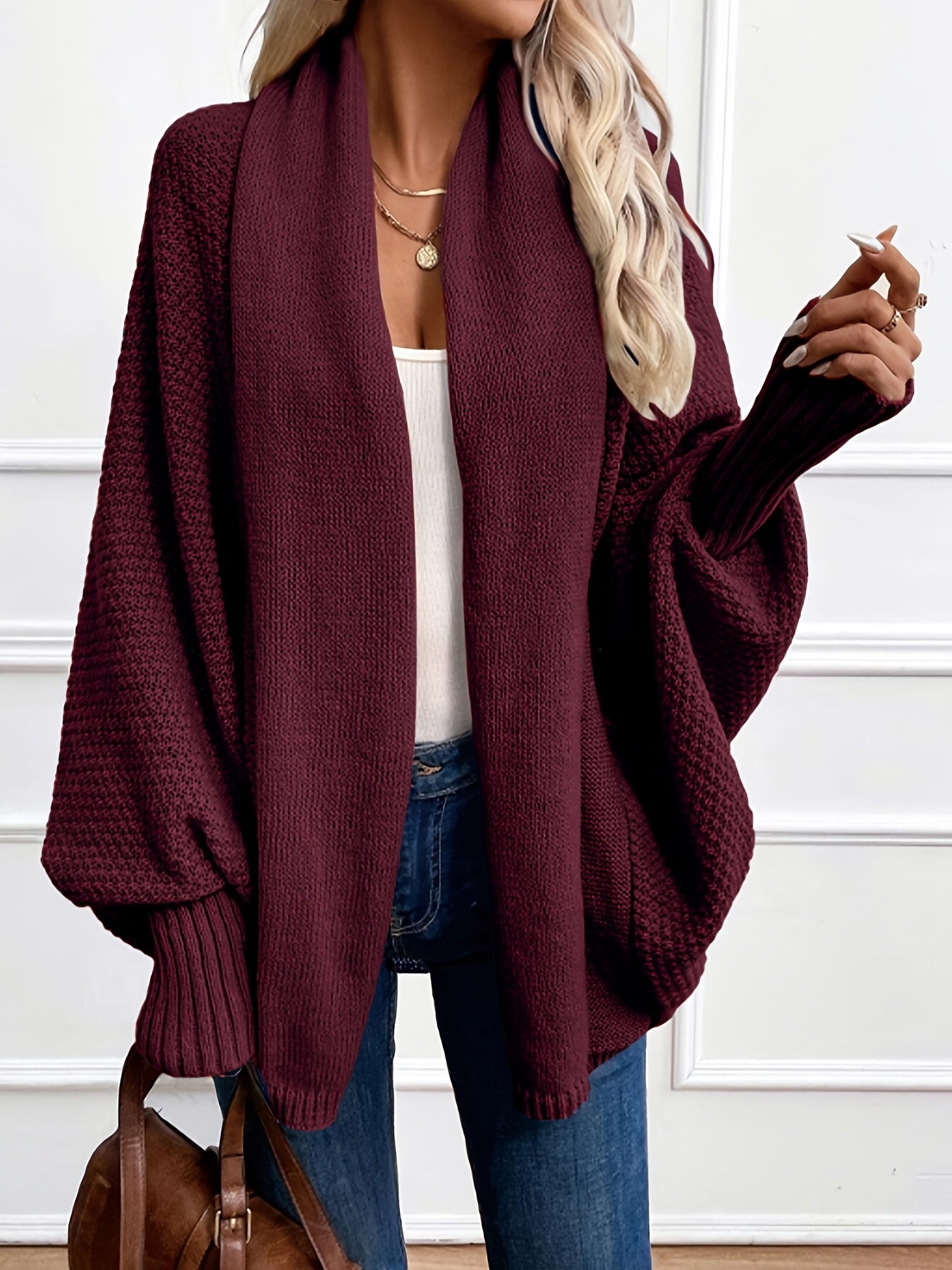 Anisa™ | Cardigan Élégant à Manches Lanterne