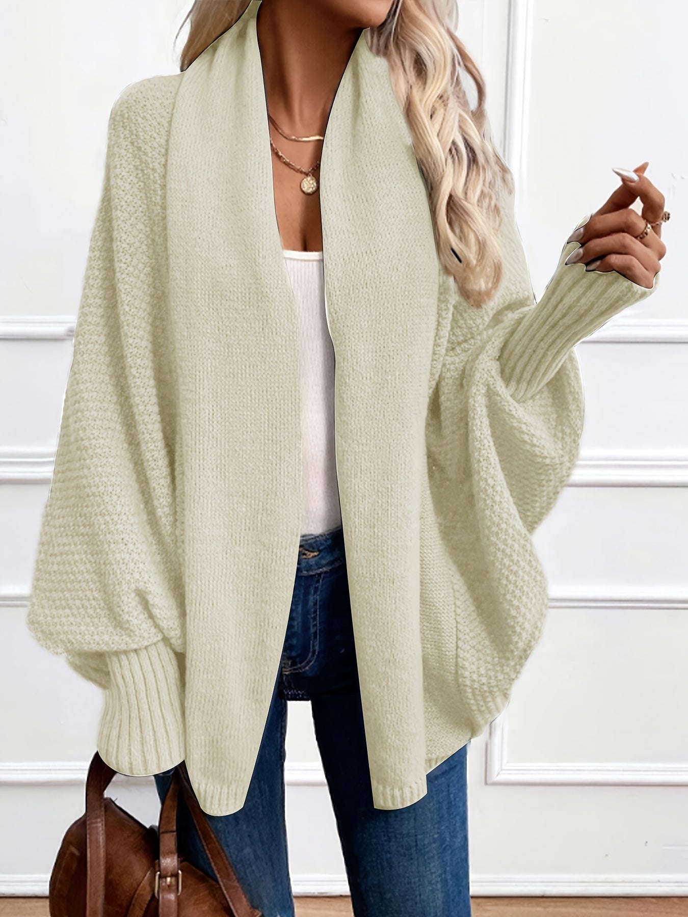 Anisa™ | Cardigan Élégant à Manches Lanterne