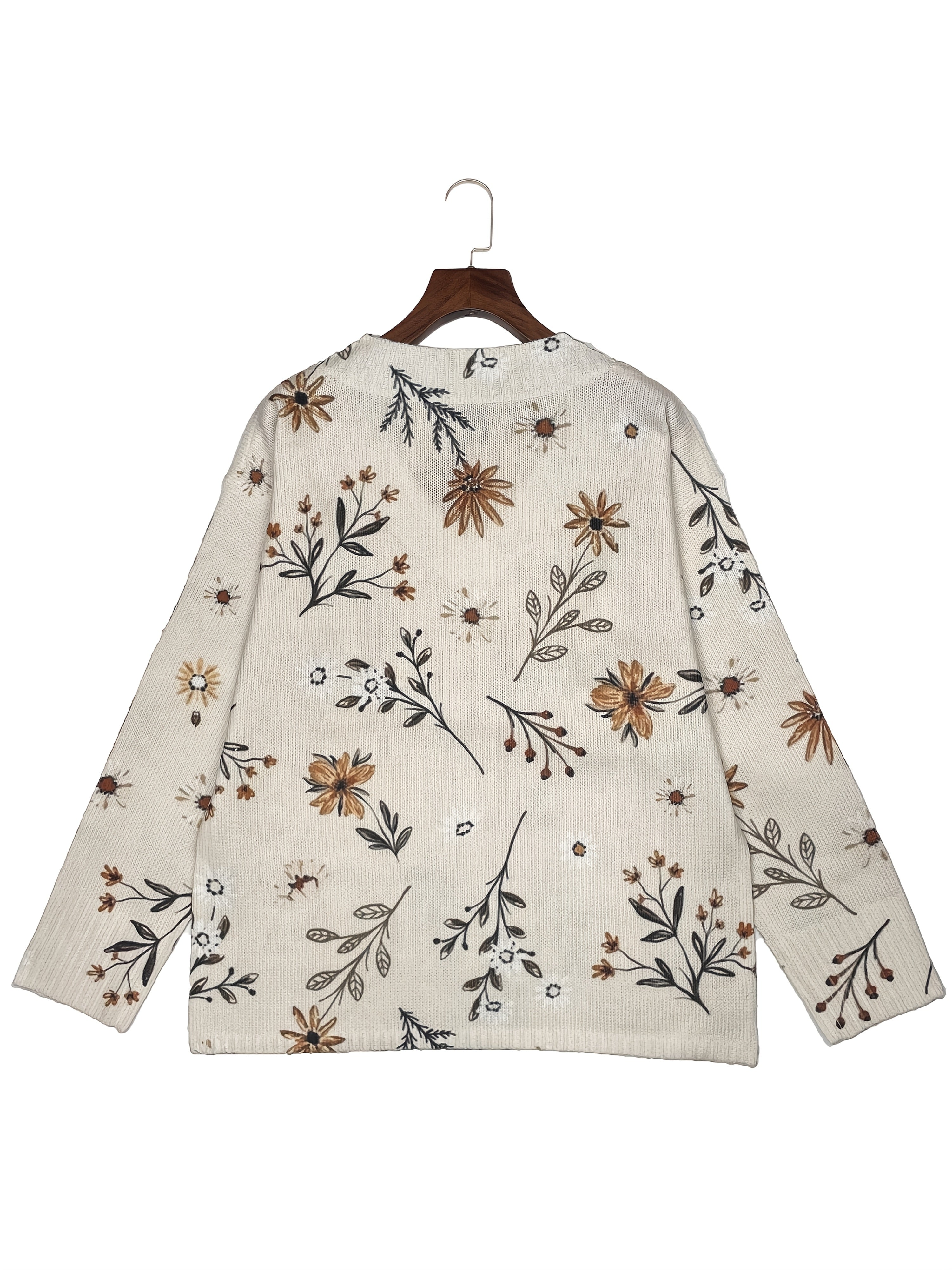Carine™ | Cardigan Floral Élégant