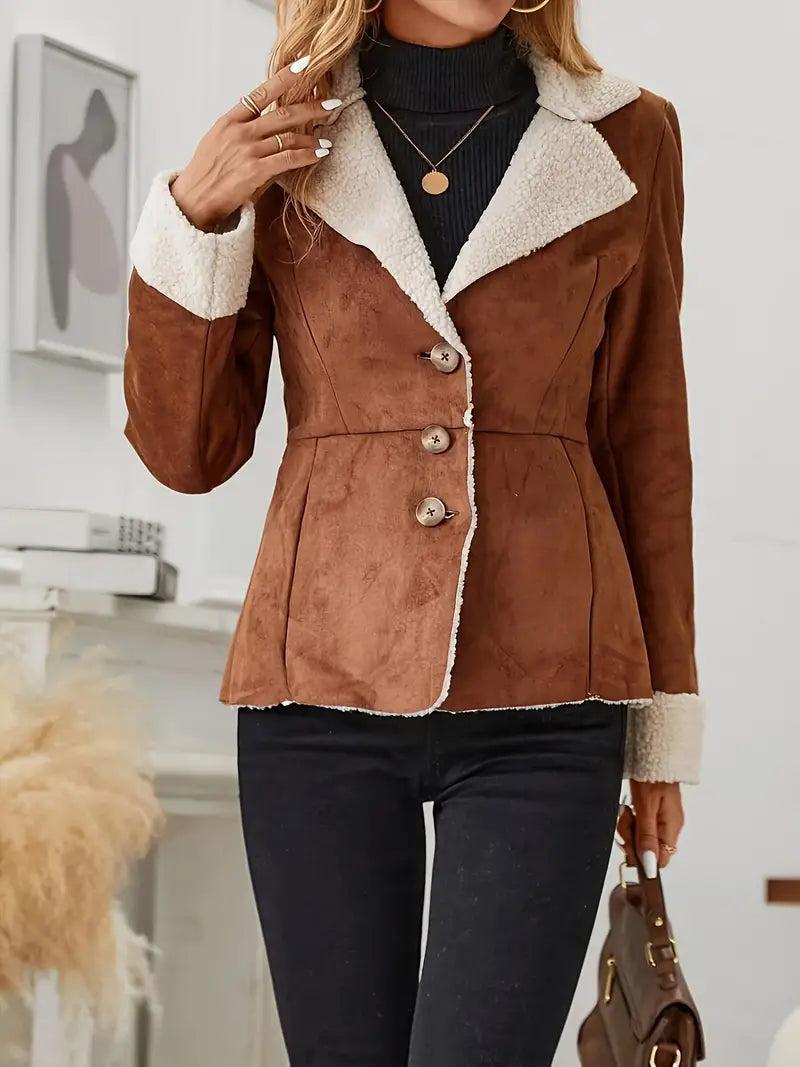 Nina™ | Veste Effet Peau Lainée