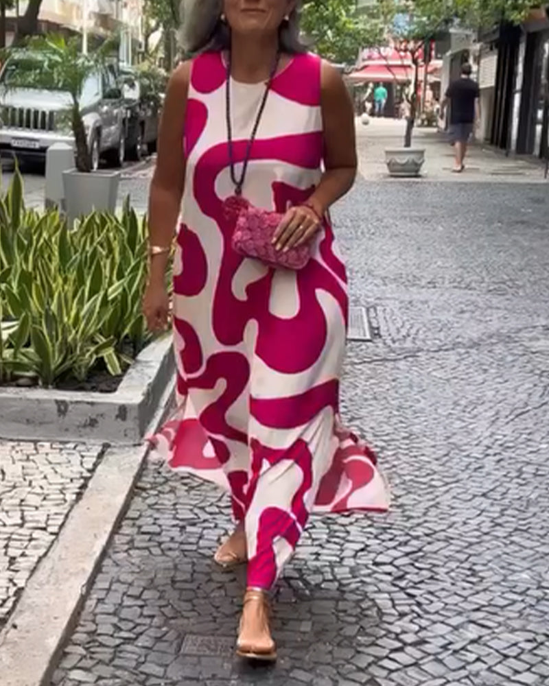 Marbi™ | Robe A-Line Élégante en Coton