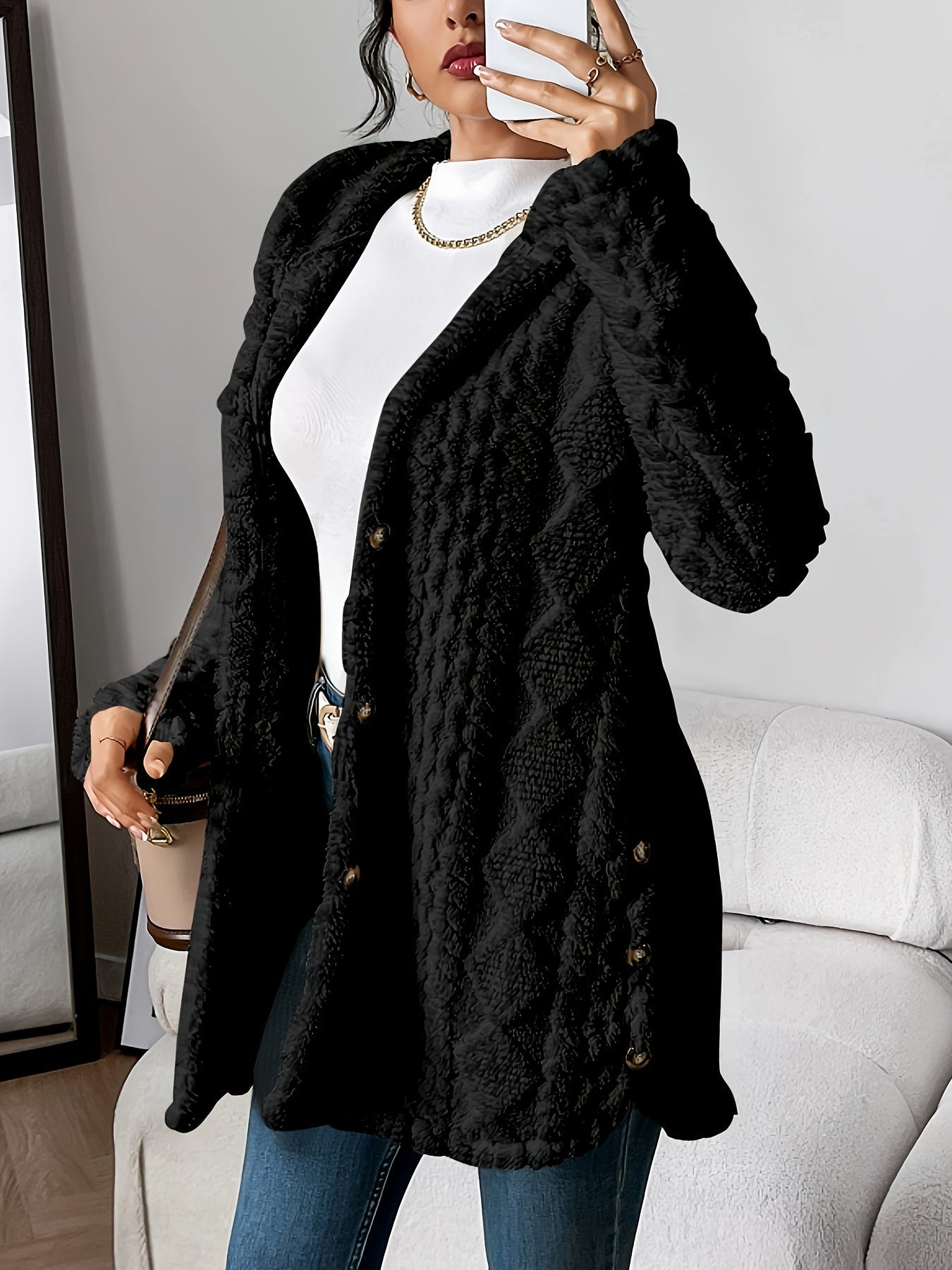 Mel™ | Cardigan Douillet à Capuche