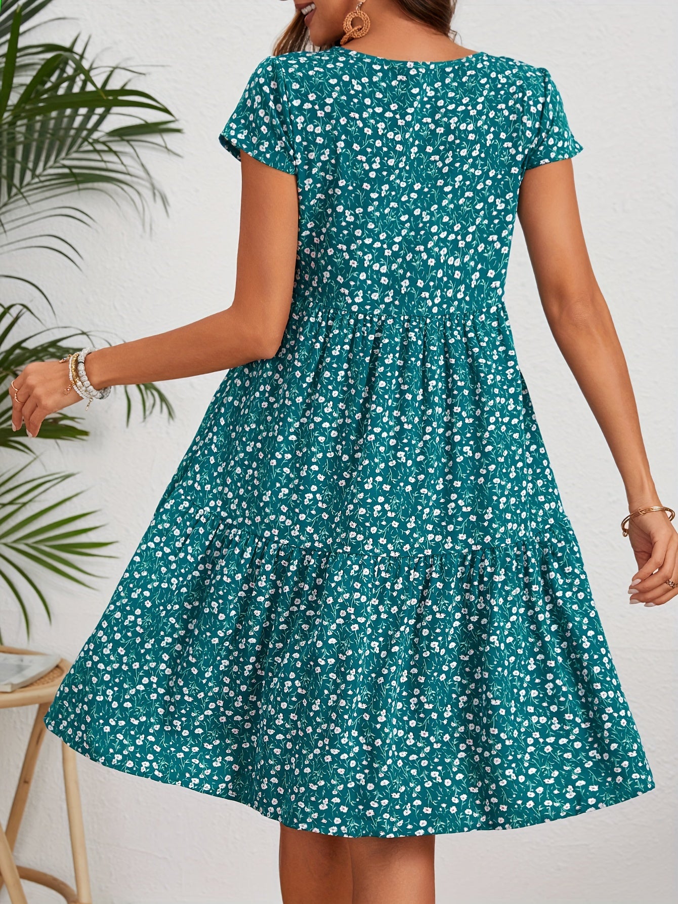 Pena™ | Robe Vintage à Imprimé Floral