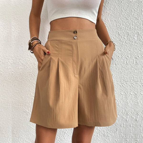 Layla™ | Shorts Élégants et Confortables en Coton et lin