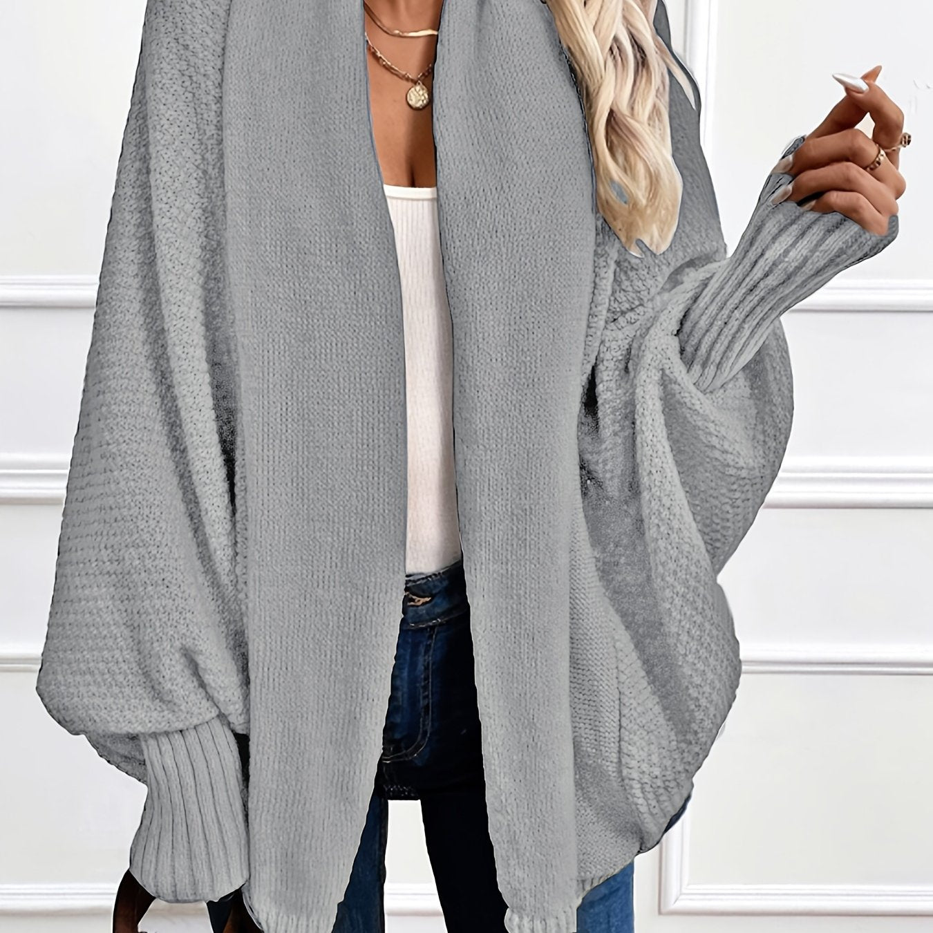 Anisa™ | Cardigan Élégant à Manches Lanterne