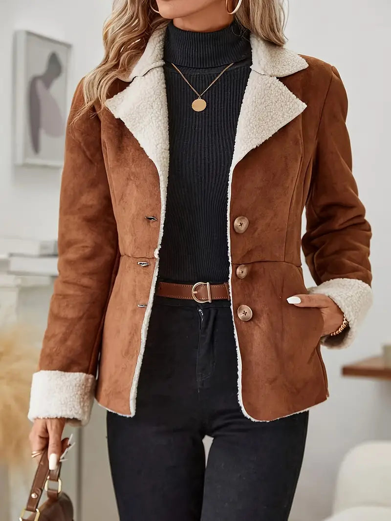 Nina™ | Veste Effet Peau Lainée