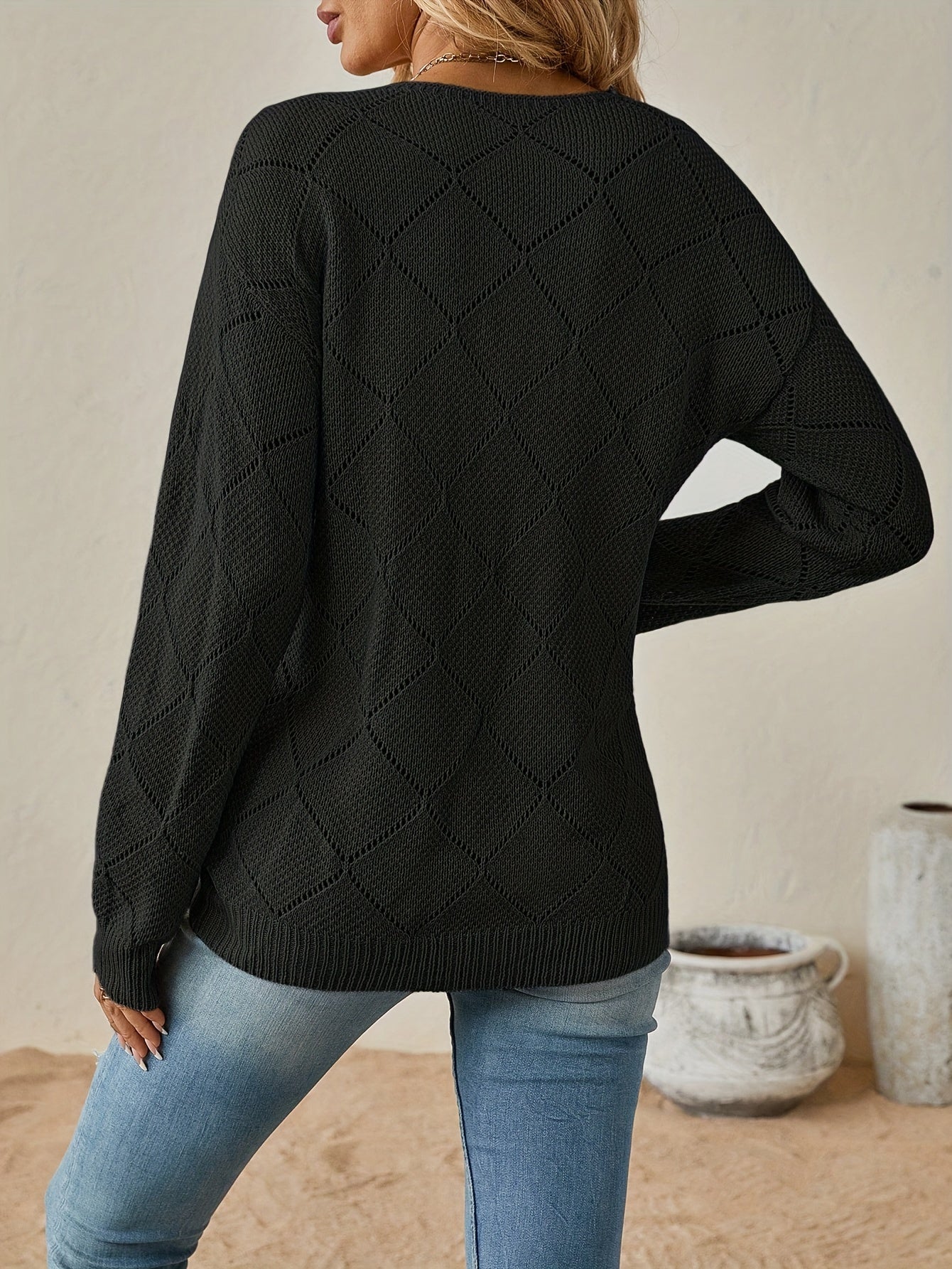 Christina™ | Pull Décontracté Col en V