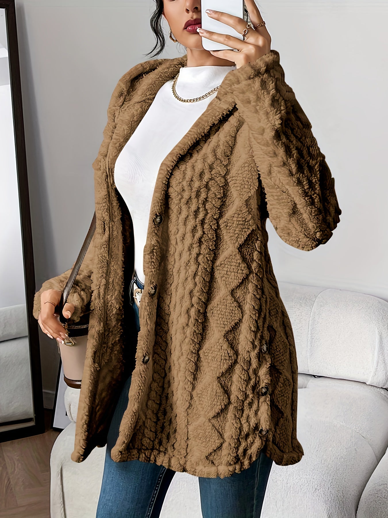 Mel™ | Cardigan Douillet à Capuche