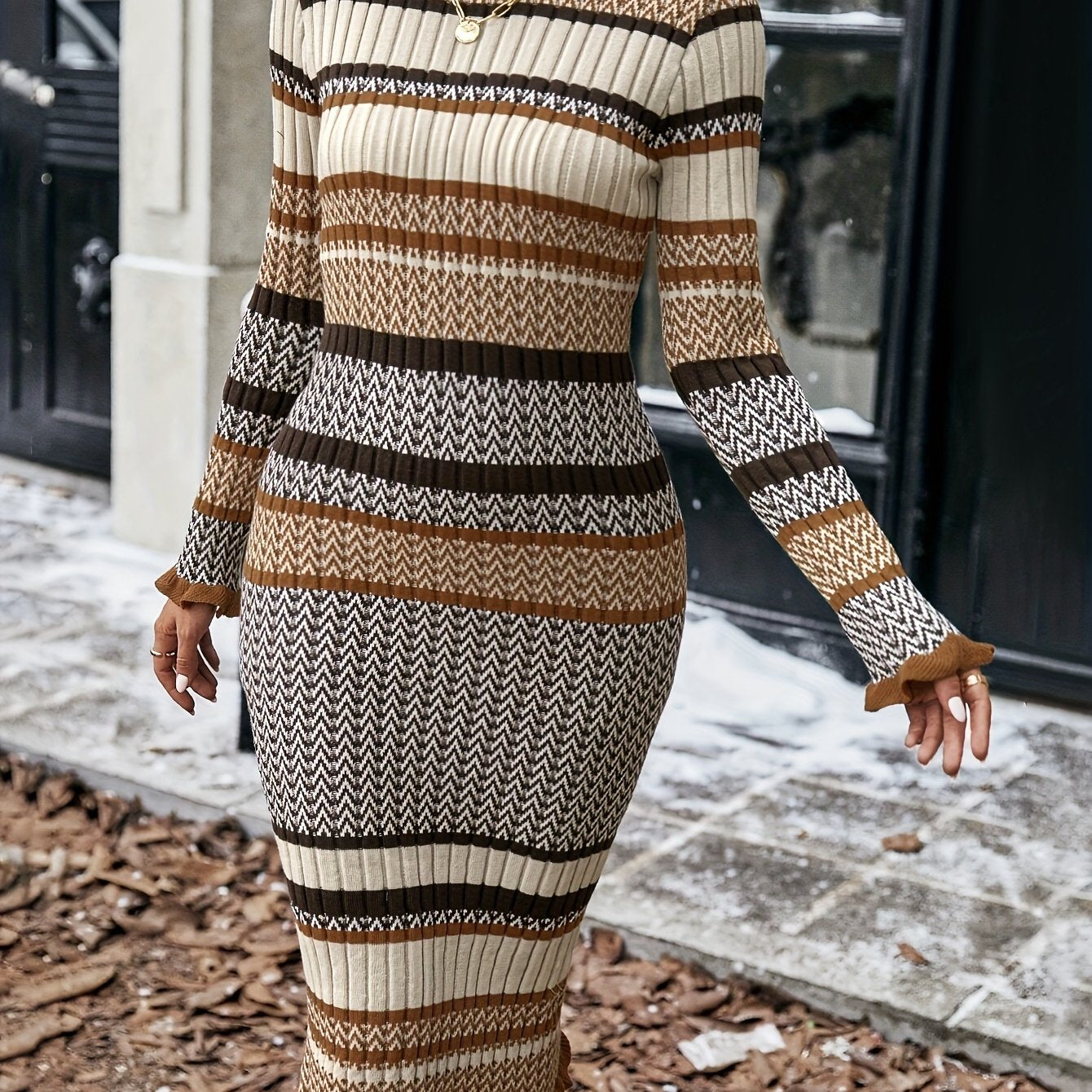 Candela™ | Robe Pull Moulante Élégante