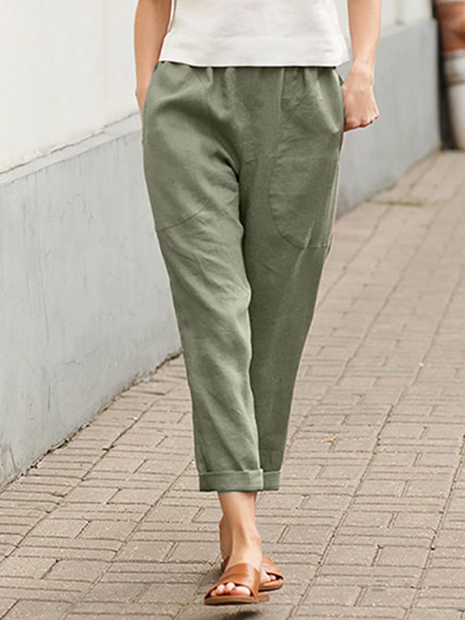 Quinn™ | Pantalon Décontracté Élégant en Coton