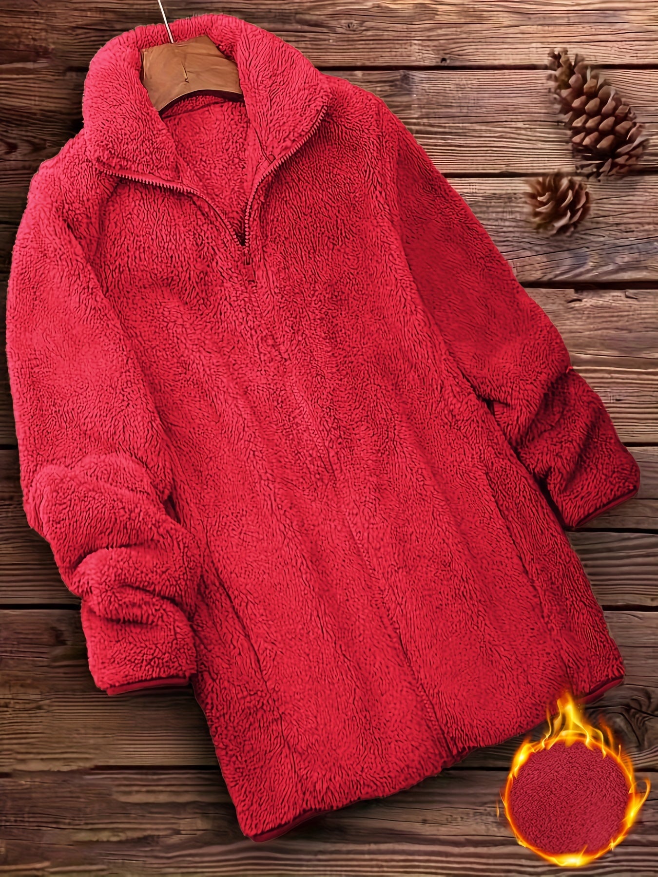 Yara™ | Manteau Fourré Zippé Élégant