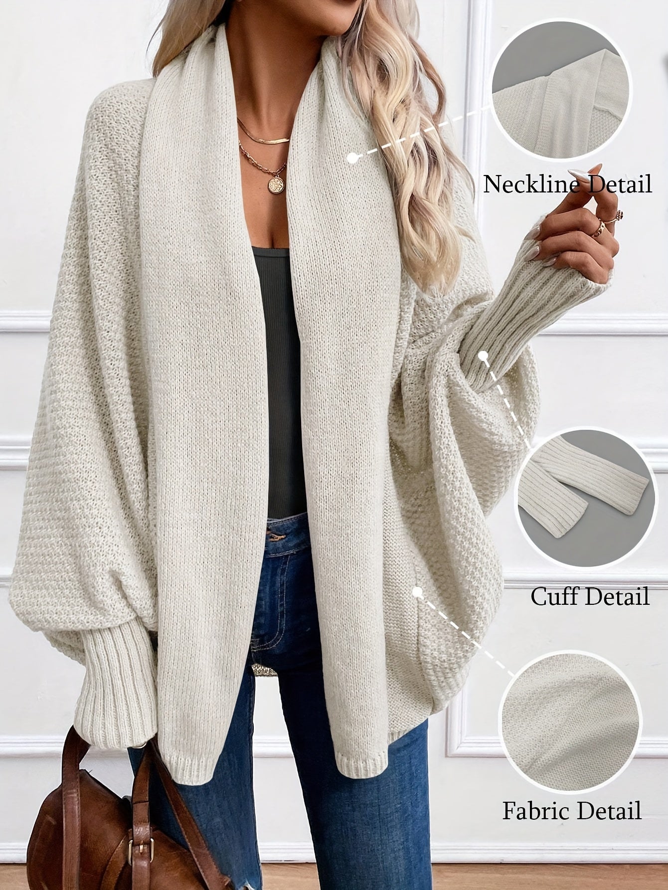 Anisa™ | Cardigan Élégant à Manches Lanterne