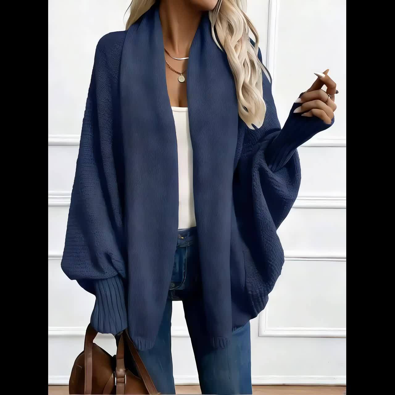 Anisa™ | Cardigan Élégant à Manches Lanterne