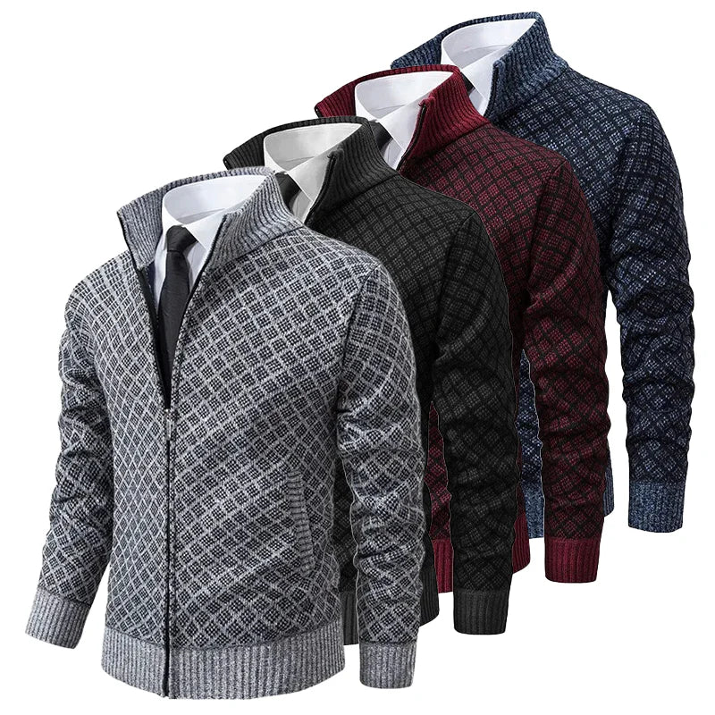 Emanuel™ | Cardigan Zippé à Motifs