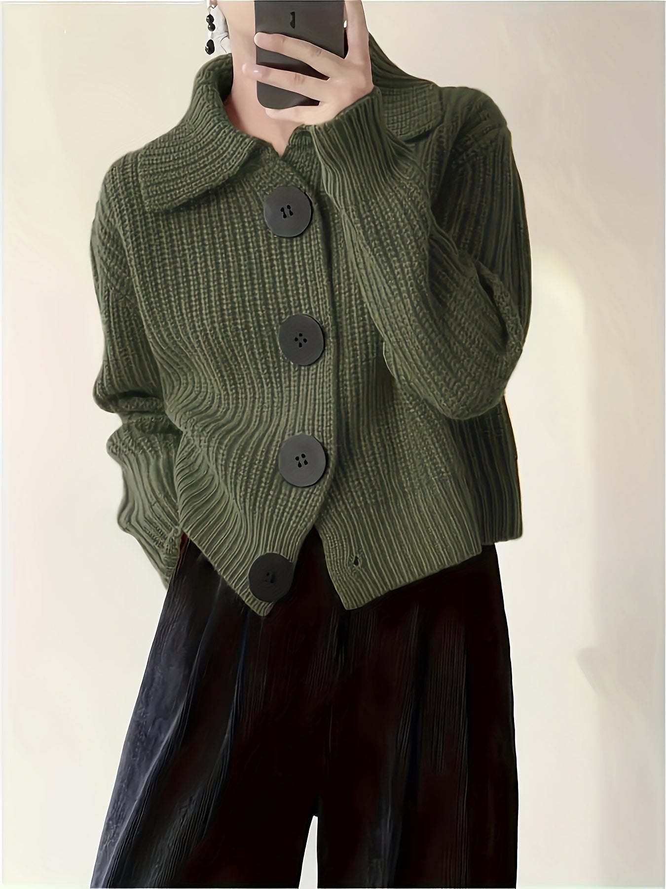 Elen™ | Veste-Pull Décontractée Élégante