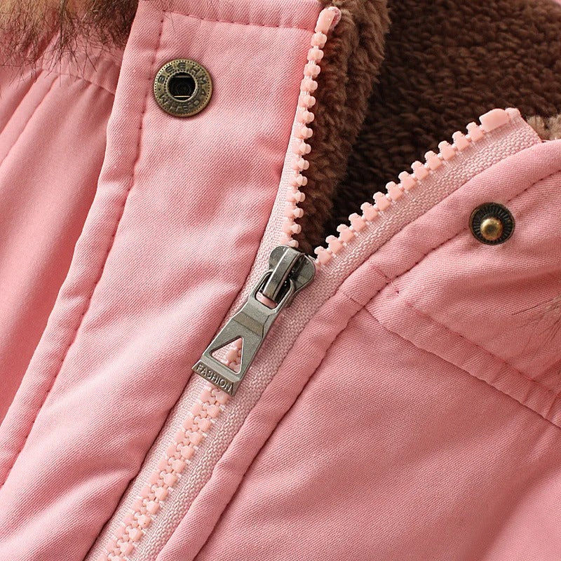 FERONA™ | Manteau Élégant avec Capuche en Fausse Fourrure