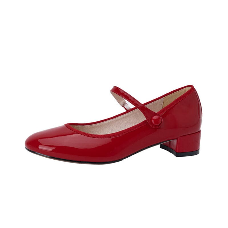 Livy™ | Mary Janes Élégantes en Cuir