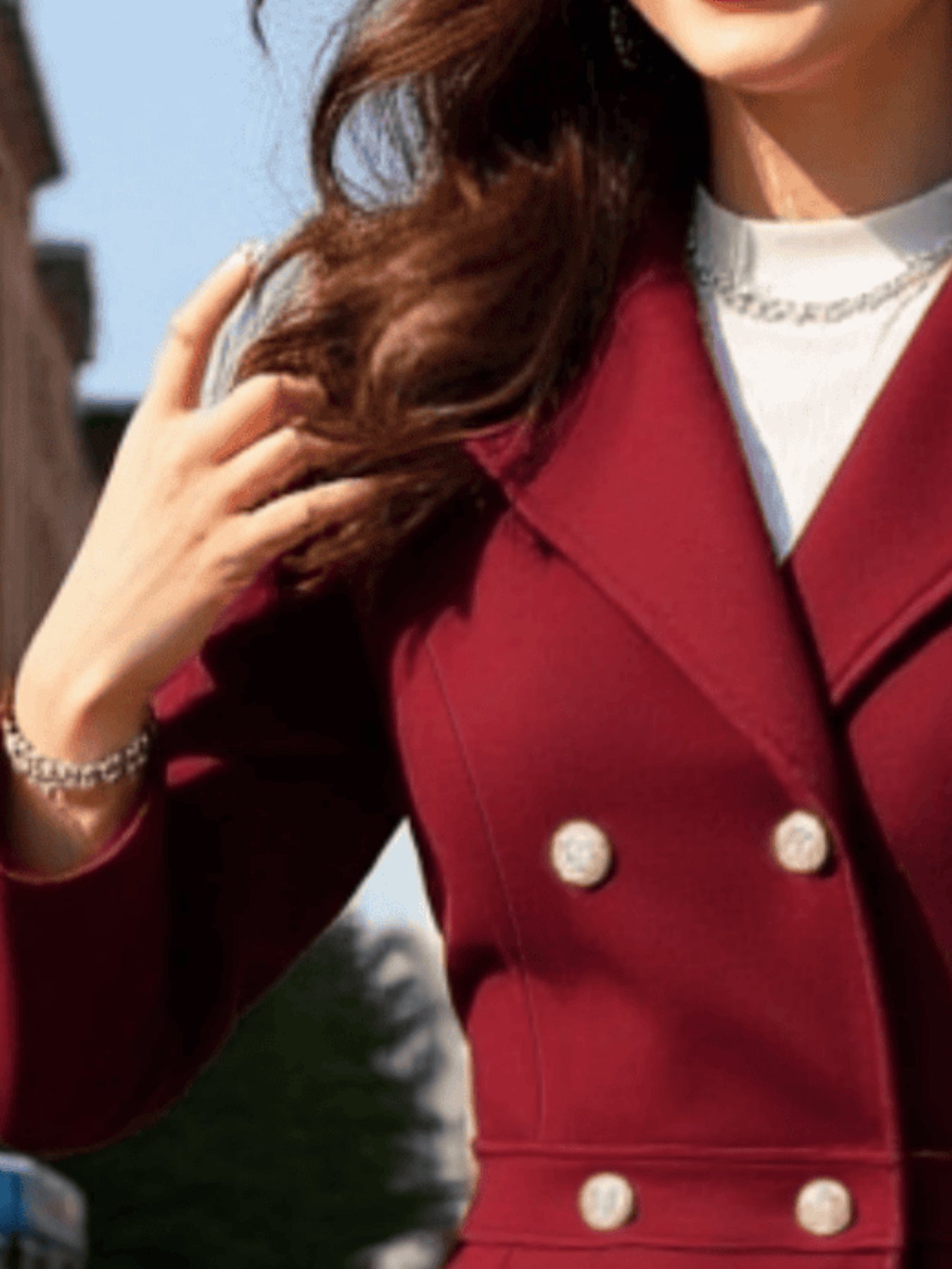 Suzette™ | Manteau long croisé évasé