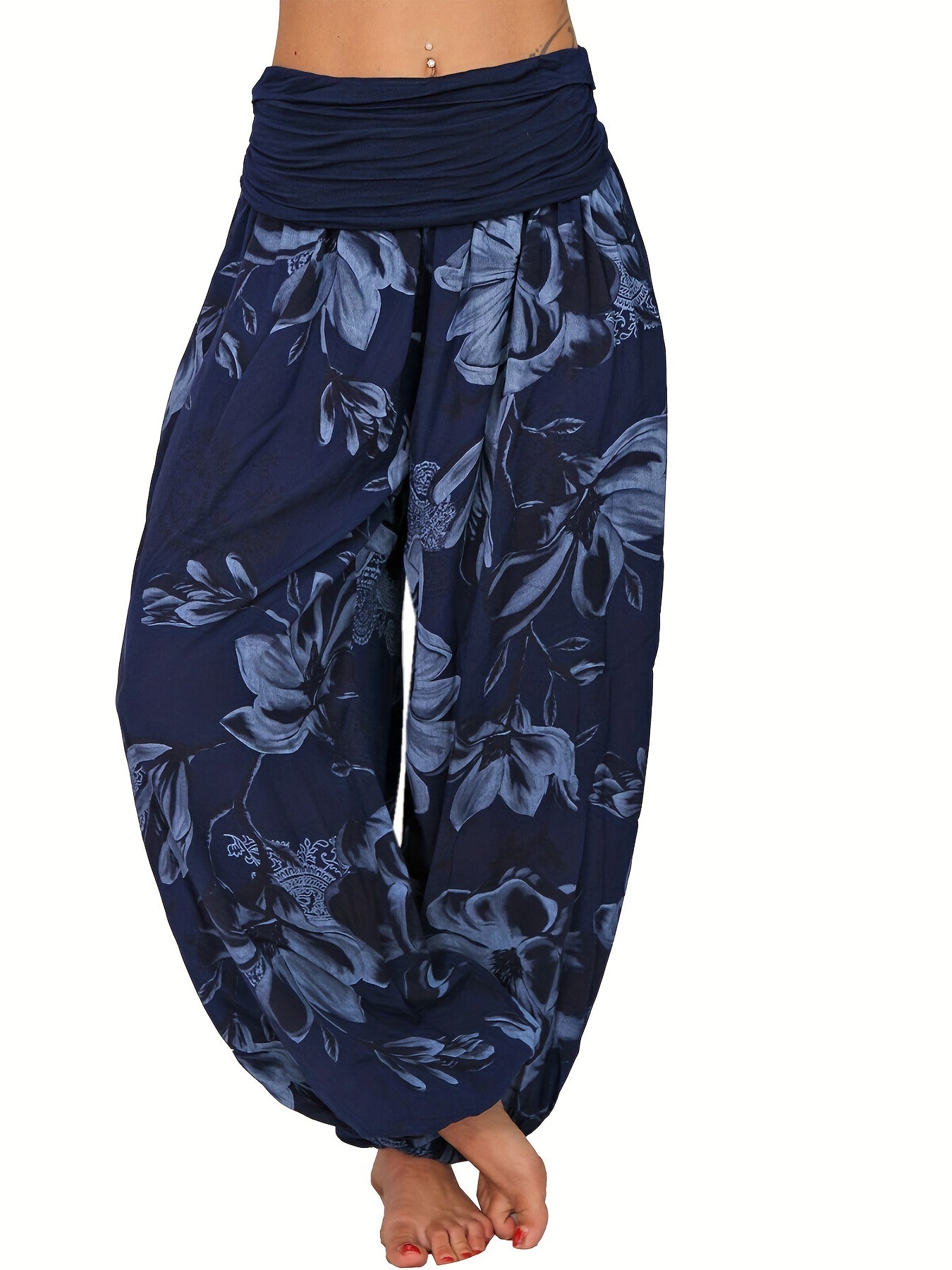 Muri™ | Pantalon Bohémien Floral Élégant