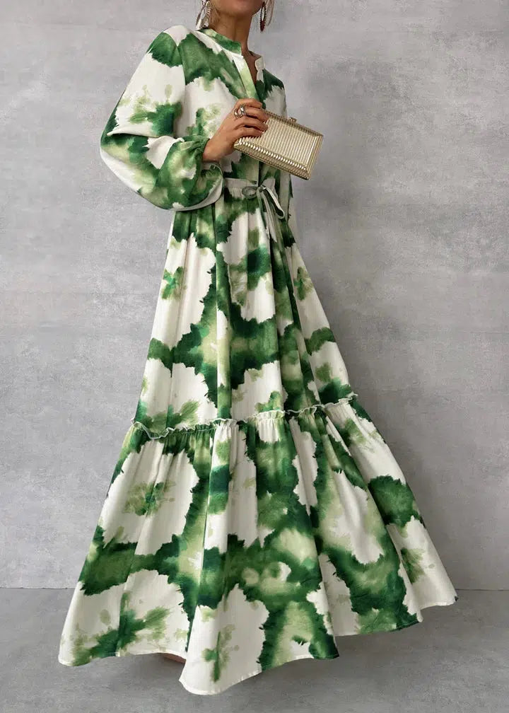 Veronica™ | Robe Maxi Verte Élégante