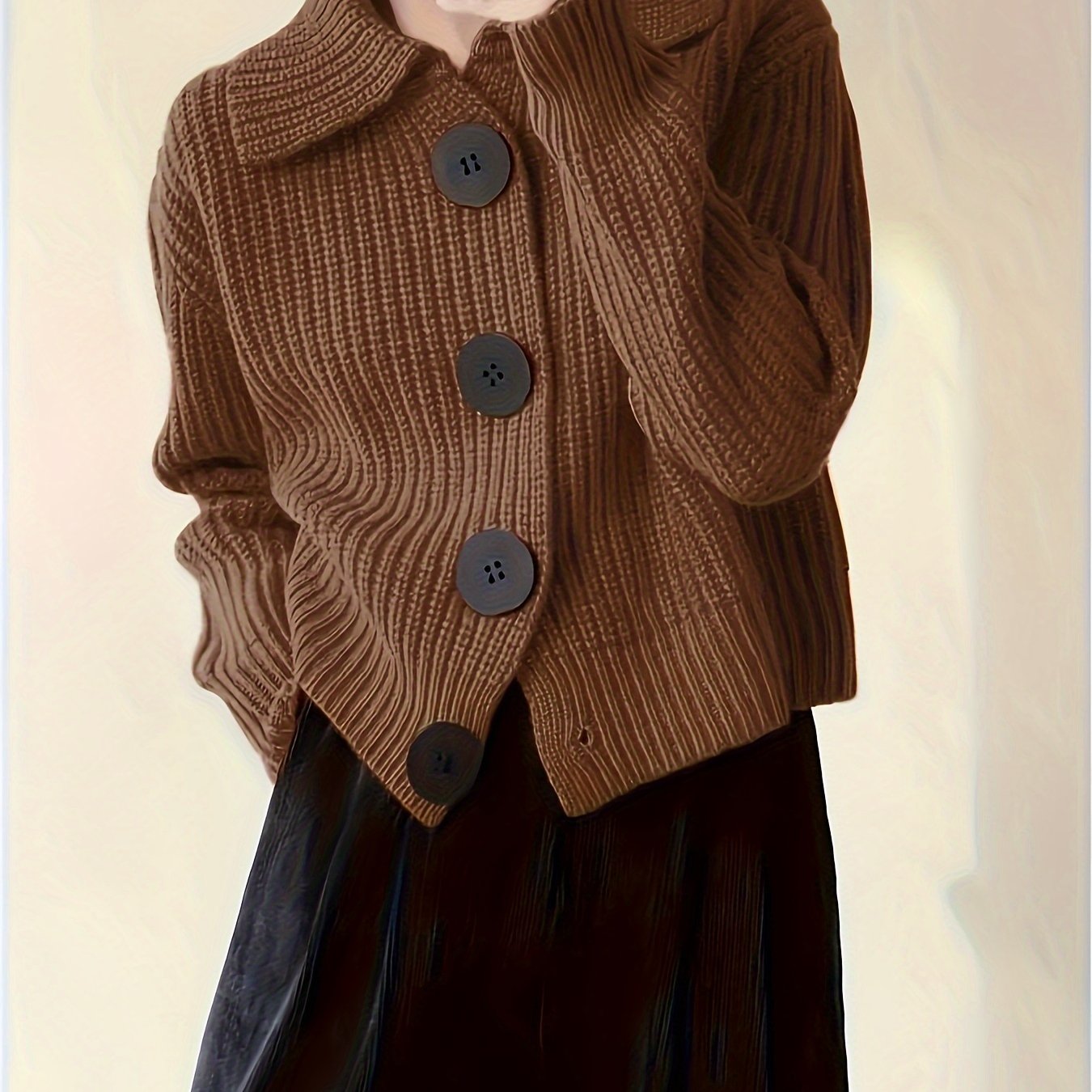 Elen™ | Veste-Pull Décontractée Élégante