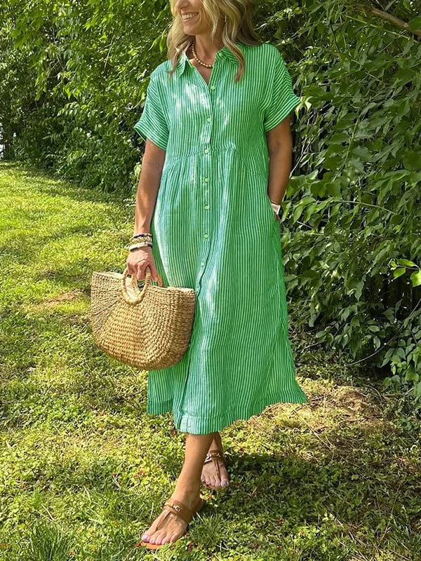 Aglyn™ | Robe Maxi Élégante en Coton