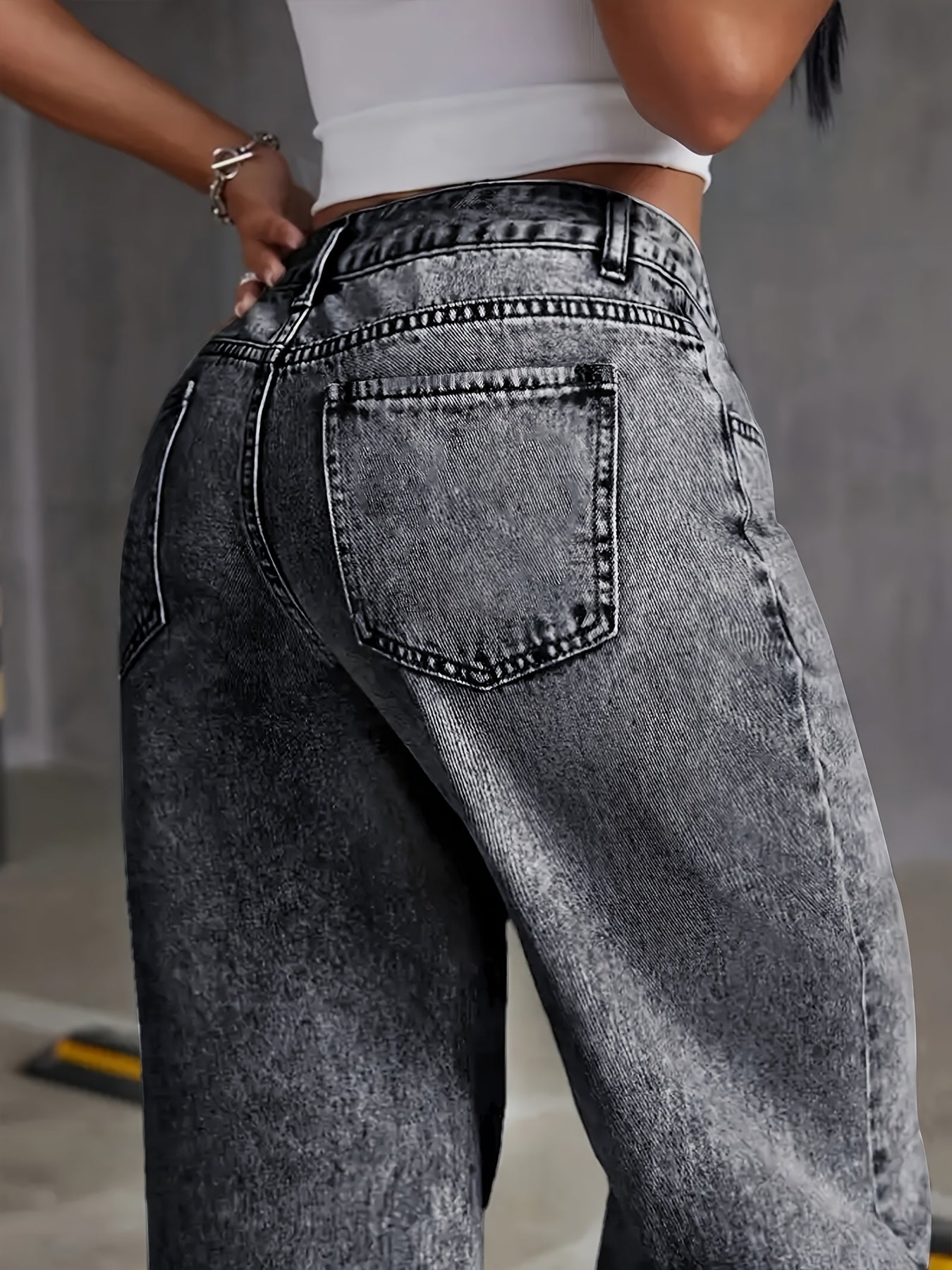 Lucy™ | Jean Droit Extensible Élégant
