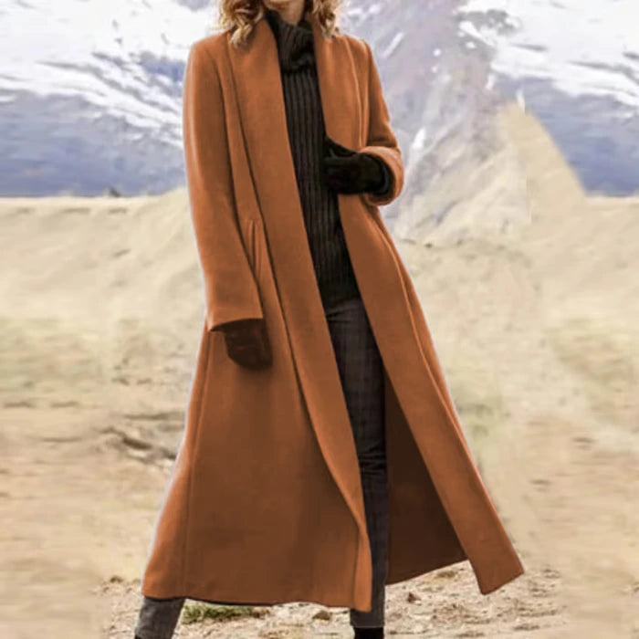 Kalio™ | Manteau Long en Laine+ Gants élégants Gratuits