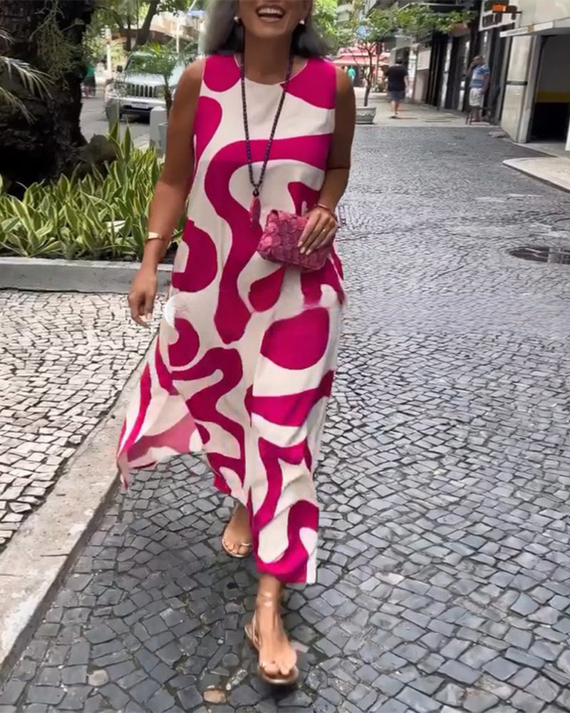 Marbi™ | Robe A-Line Élégante en Coton