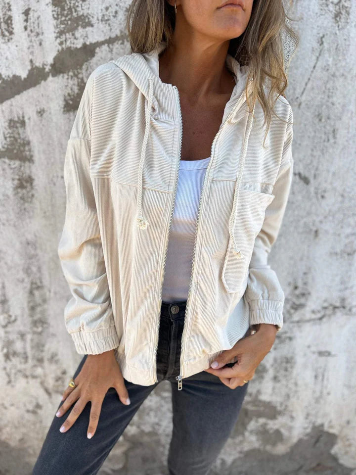 Eliza™ | Veste Casual à Capuche en coton
