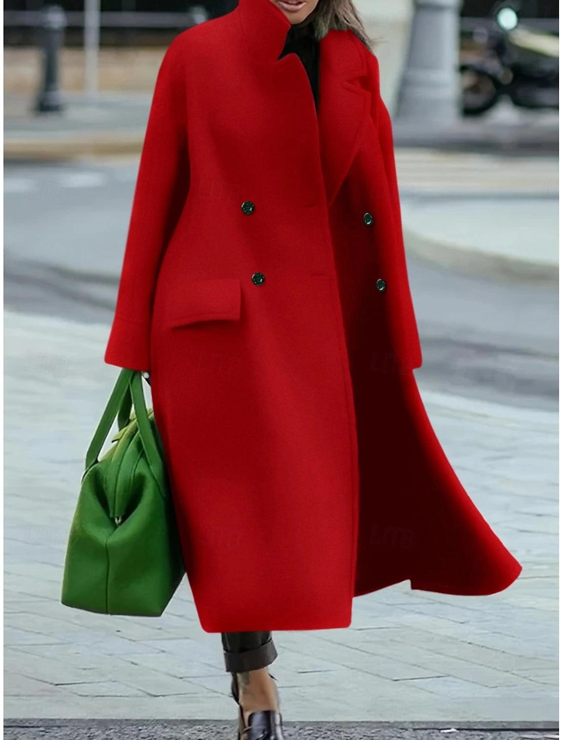 Dami™ | Manteau Long en Laine + Écharpe en Cachemire Gratuit