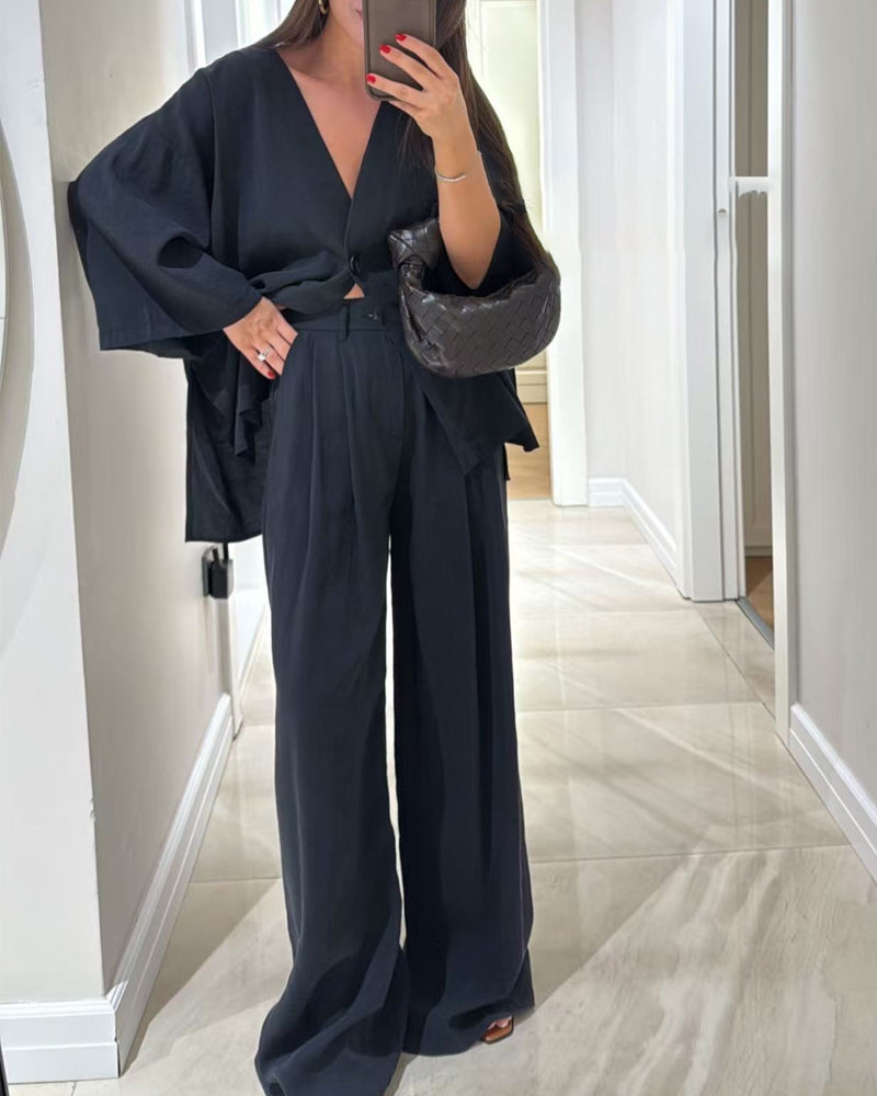 Mélanie™ | Ensemble Décontracté Élégant en Tissu Léger