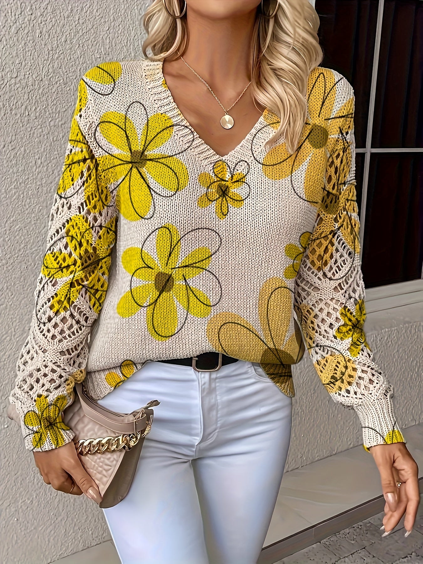 Antonina™ | Pull Élégant à Col V