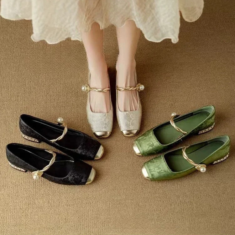 Mestelle™ | Mary Janes Élégantes en Cuir