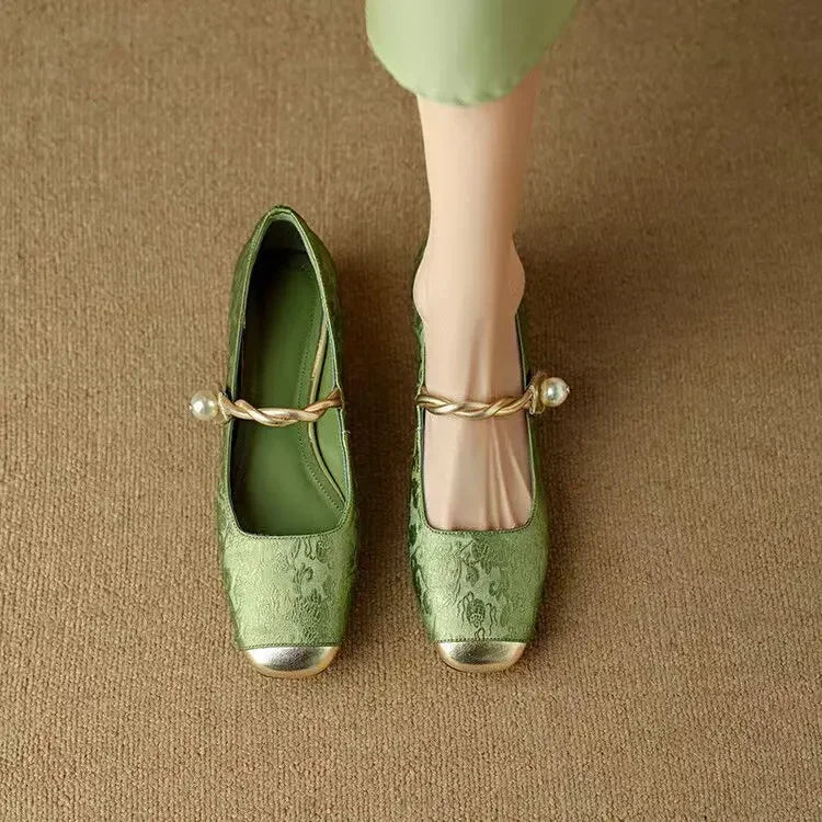 Mestelle™ | Mary Janes Élégantes en Cuir