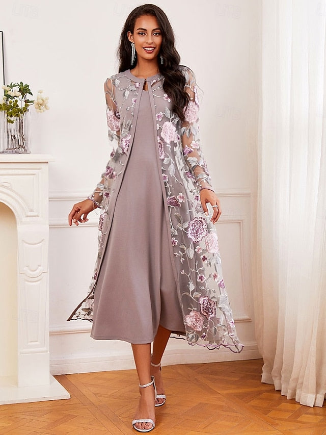 Leste™ | Robe Cocktail Élégante à Longueur Thé