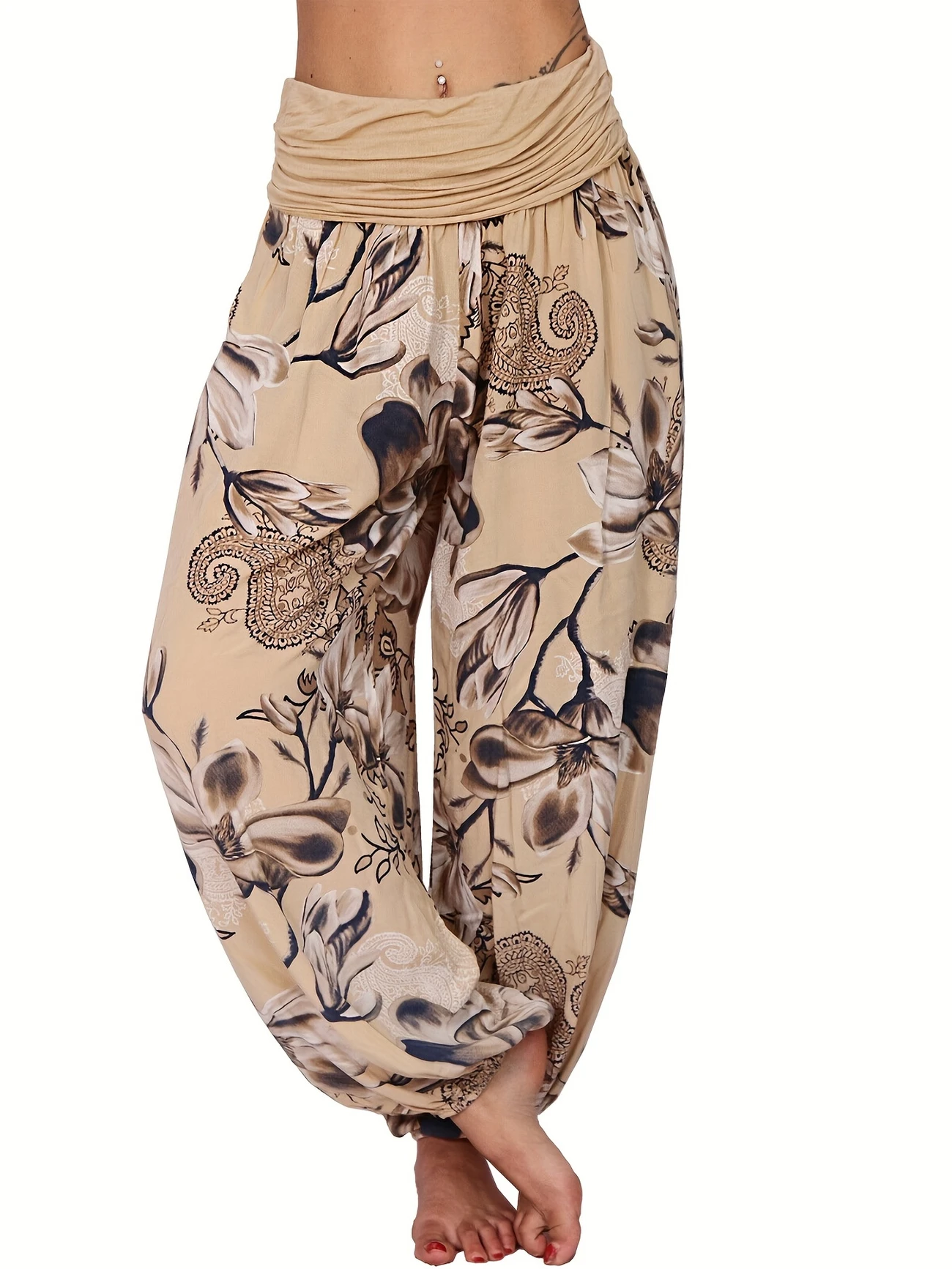 Muri™ | Pantalon Bohémien Floral Élégant