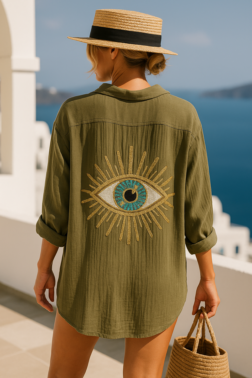 Sora™ | Chemise Œil protecteur Élégante