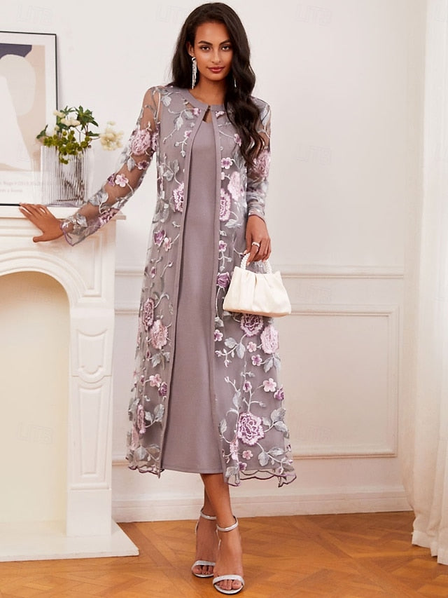 Leste™ | Robe Cocktail Élégante à Longueur Thé